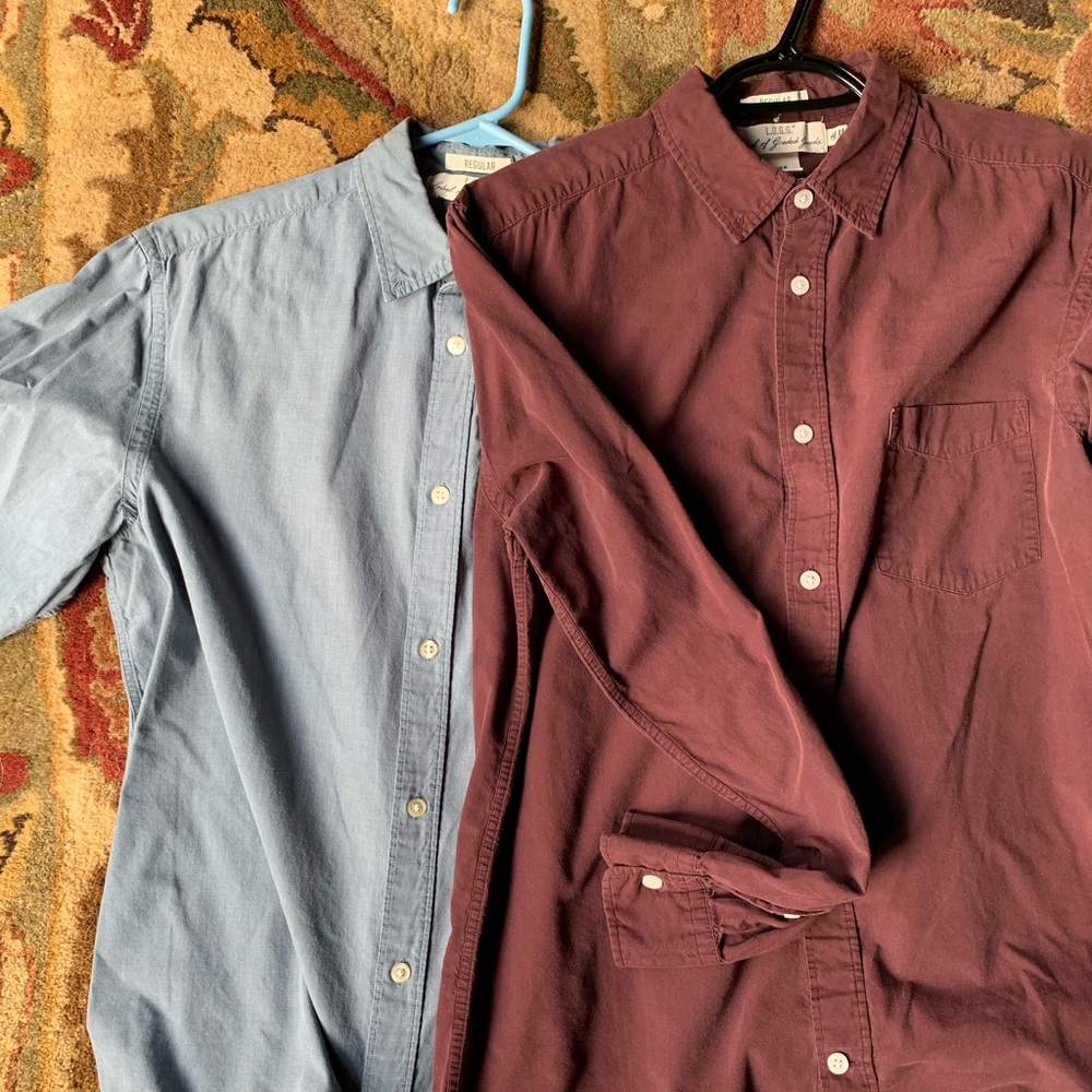 Lot of 2 H&M Button Down Shirts